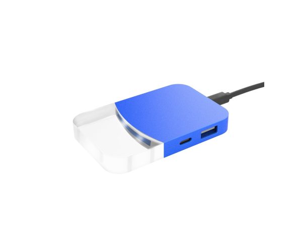 USB хаб Mini iLO Hub, синий